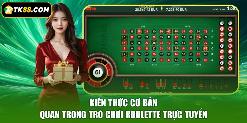 Kiến thức cơ bản quan trong trò chơi Roulette trực tuyến